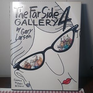 Hardcover Book The Far Side Gallery 4 By Gary Larson Foreword by Robin Williams